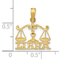 14K LIBRA Zodiac Charm-K8952