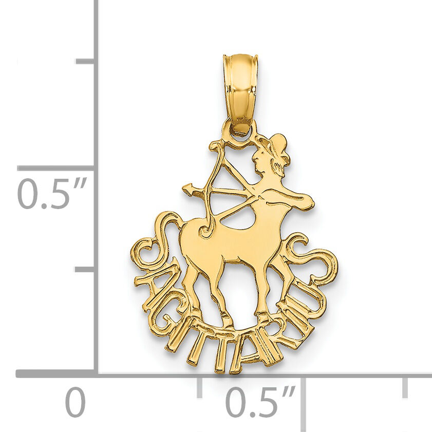 14K SAGITTARIUS Zodiac Charm-K8954