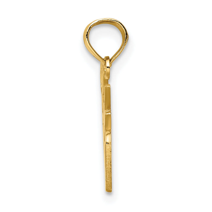 14k LADY OFFICER Charm-K906