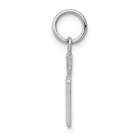 14k White Gold RN Charm-K913
