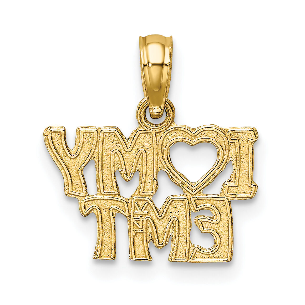 14k I LOVE MY EMT Charm-K917