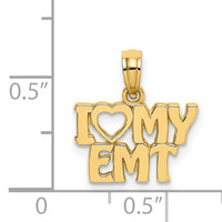 14k I LOVE MY EMT Charm-K917
