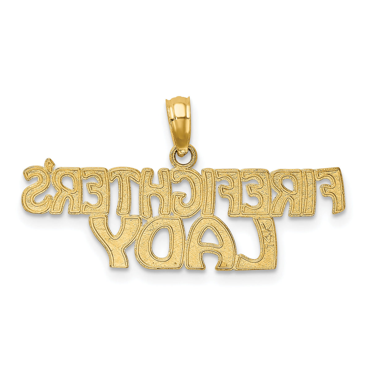 14k FIREFIGHTER'S LADY Charm-K921