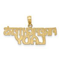 14k FIREFIGHTER'S LADY Charm-K921