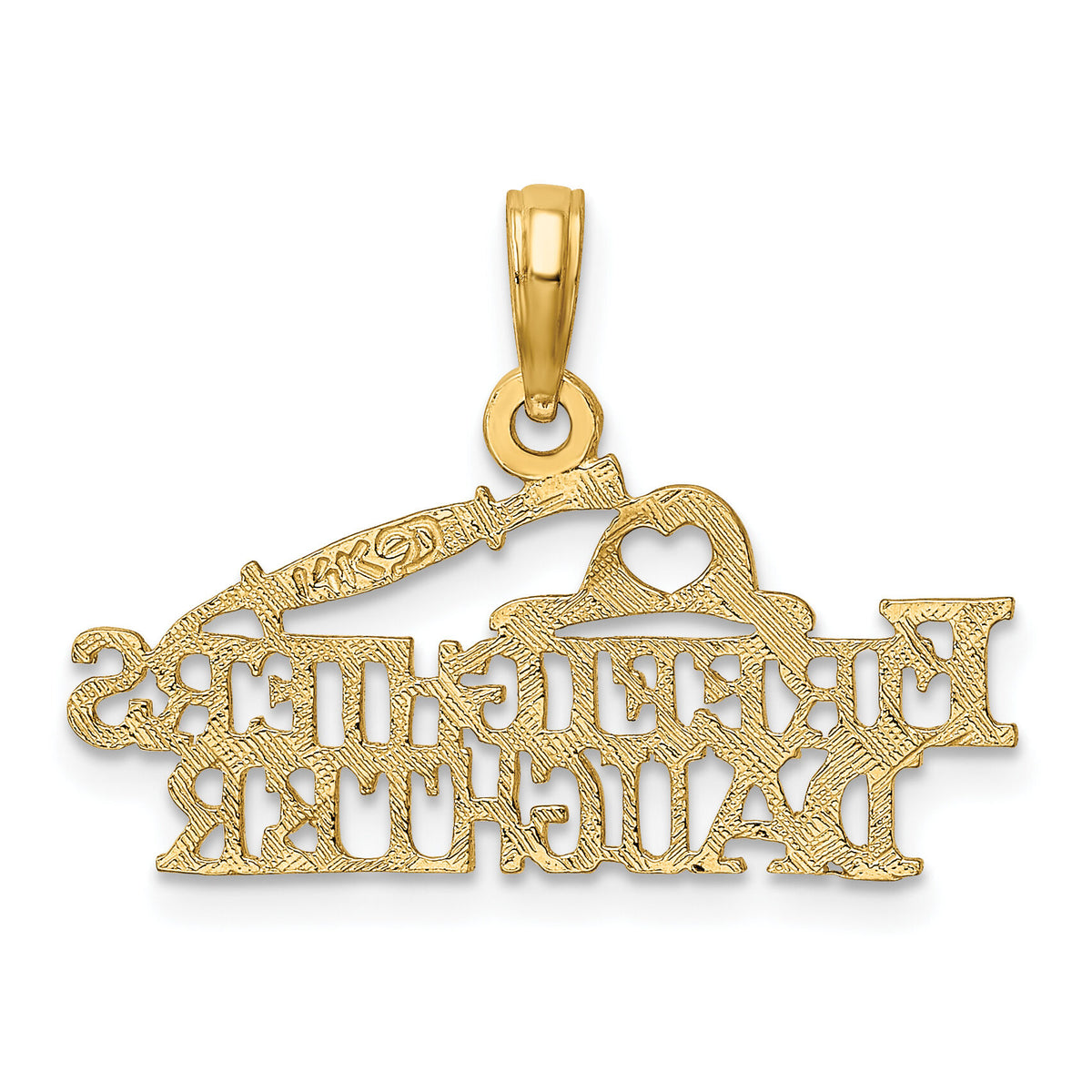 14k FIREFIGHTER'S DAUGHTER Charm-K923