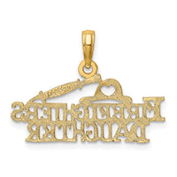 14k FIREFIGHTER'S DAUGHTER Charm-K923