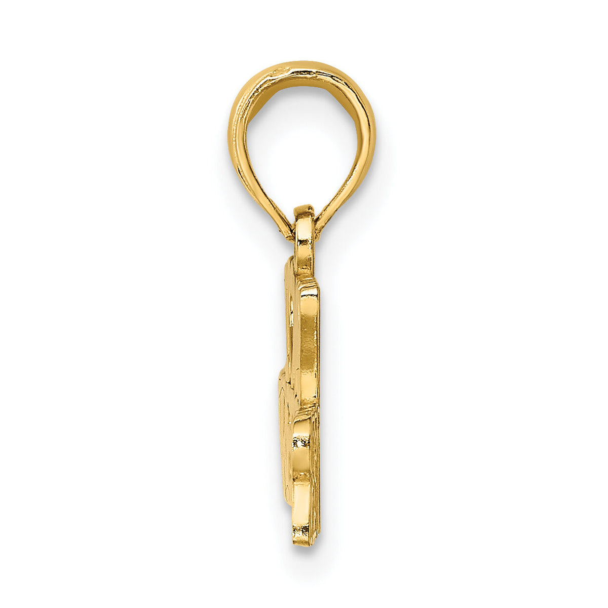14k I LOVE MY FIREFIGHTER Charm-K924