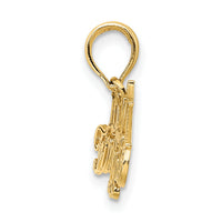 14k I LOVE MY FIREFIGHTER Charm-K925
