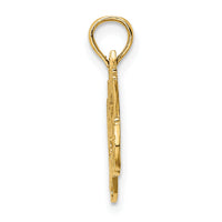 14k I LOVE MY RETIRED FIREFIGHTER Charm-K926