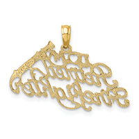 14k I LOVE MY RETIRED FIREFIGHTER Charm-K926