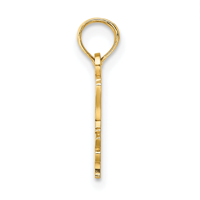 14k I LOVE MY CHIEF Charm-K927