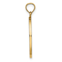 14k w/Rhodium Reversible CHILDS PRAYER w/Boy Charm-K9290