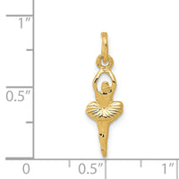 14k Polished Ballerina Charm-K935