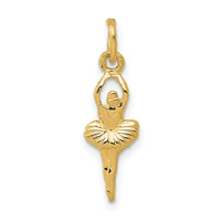 14k Polished Ballerina Charm-K935