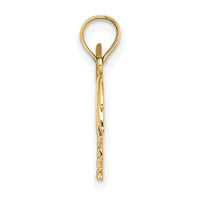 14K w/ Rhodium Charleston Palm Tree Charm-K9455