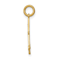 14K w/Rhodium D/C Chandellier Charm-K9510