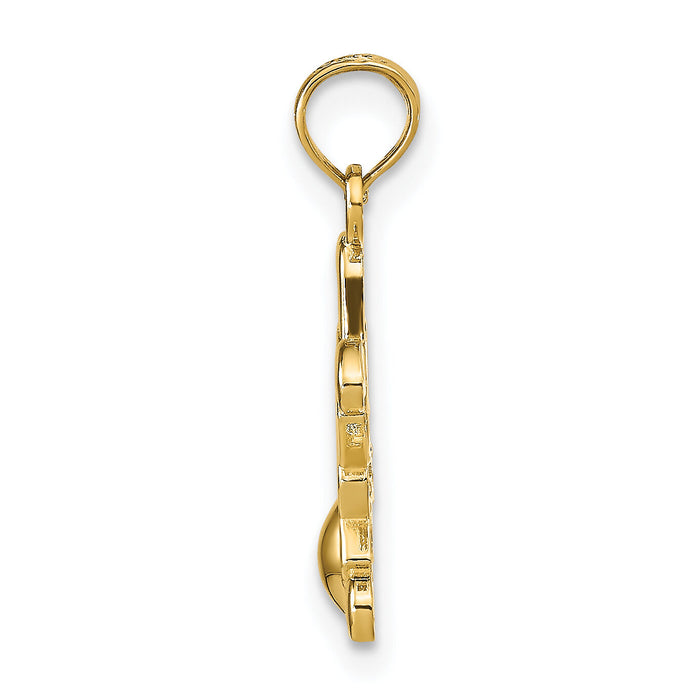 14K Little Boy Pendant-K9566