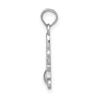 14K White Gold Little Boy Pendant-K9566W