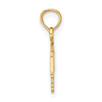 14K RN Caduceus Charm-K9574