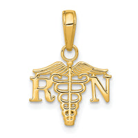 14K RN Caduceus Charm-K9574