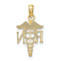 14k Polished R.N. Pendant-K9575