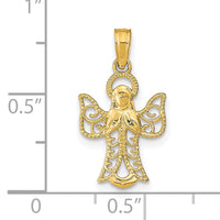 14k Angel Pendant-K9592