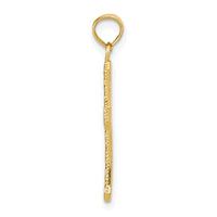 14k Fancy Cross Pendant-K9593