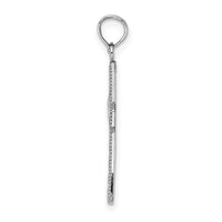 14k White Gold Fancy Cross Pendant-K9593W