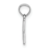 14K White Gold #1 MOM Charm-K9595W