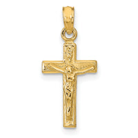 14k Crucifix Pendant-K9601