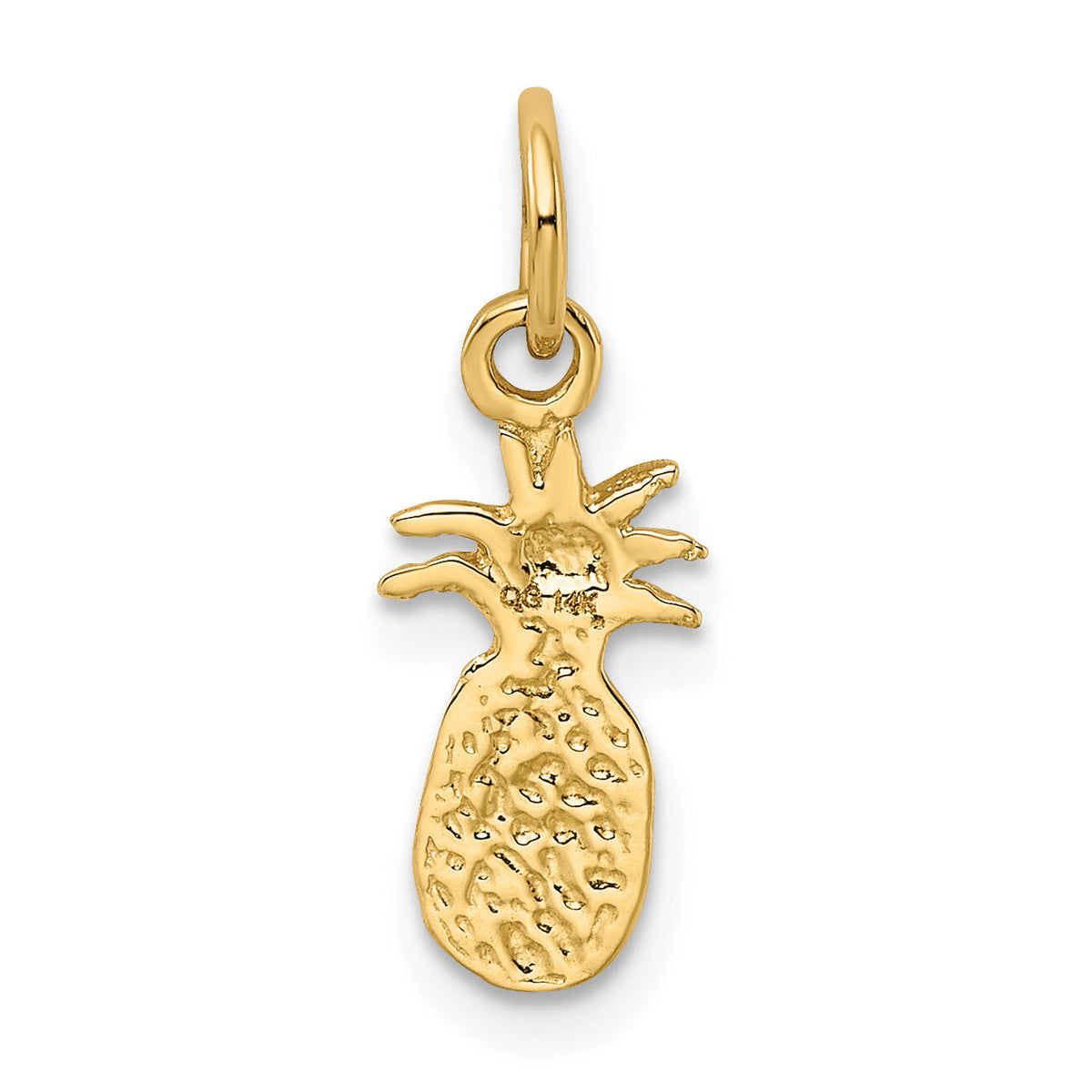 14k Polished Pineapple Charm-K971