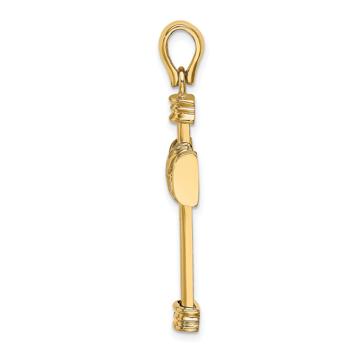 14K Polished Cross Charm-K9714