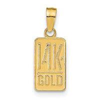 14k 14K GOLD Pendant-K9753
