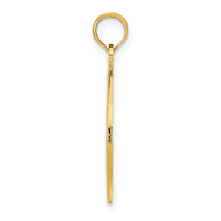 14K MARCO ISLAND with Dolphins Circle Pendant-K9754