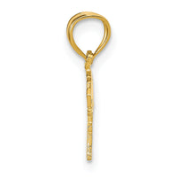 14K BORN TO WIN Pendant-K9758
