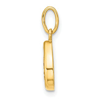 14K Polished Teardrop Tree Of Life Pendant-K9945