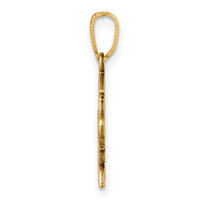 14K Graduation Cap and Diploma - 2025 Charm-K9983-25