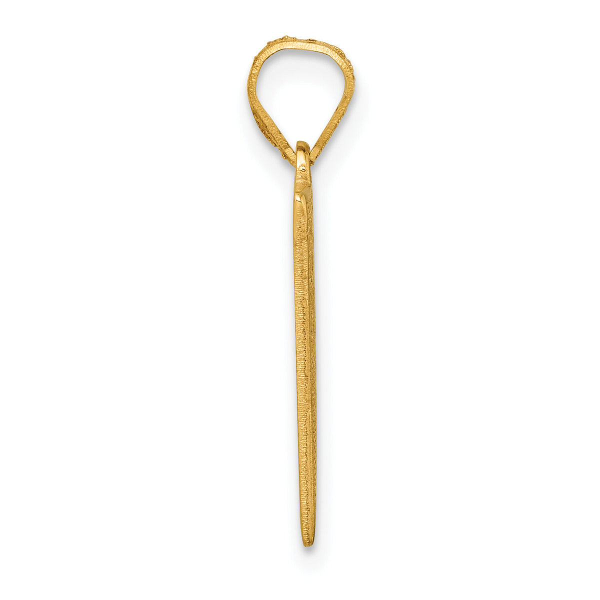 14K Class Of 2025 Rally Flag / Graduation Charm-K9984-25
