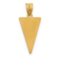 14K Class Of 2025 Rally Flag / Graduation Charm-K9984-25