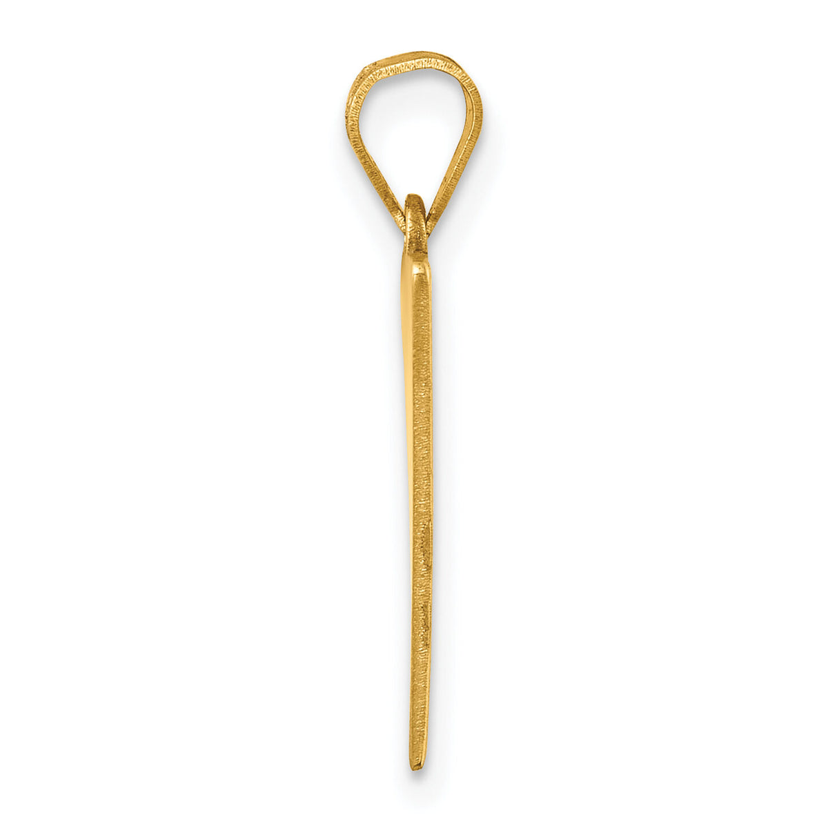 14K Class Of 2026 Rally Flag / Graduation Charm-K9984-26