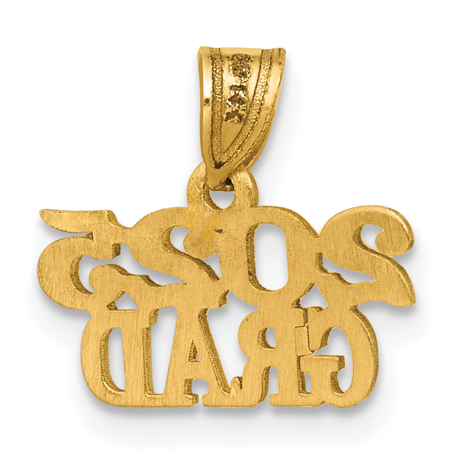 14k Polished 2025 GRAD Charm-K9985-25