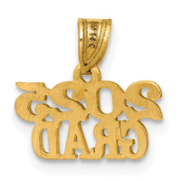 14k Polished 2025 GRAD Charm-K9985-25