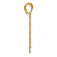 14K Polished Vertical 2025 Graduation Charm-K9987-25