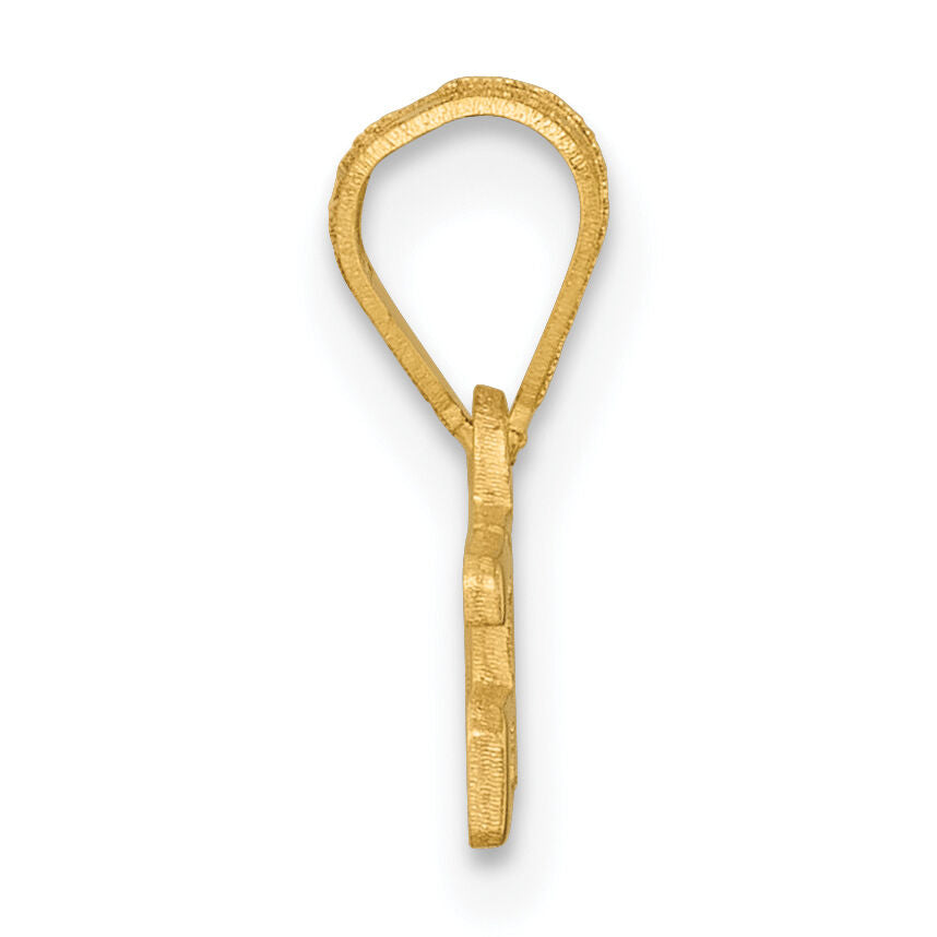 14K Polished 2026 Graduation Charm-K9988-26