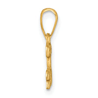 14k Polished Block CLASS OF 2025 Charm-K9989-25