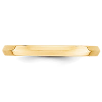 14KY 2.5mm Knife Edge Comfort Fit Band-KEC025