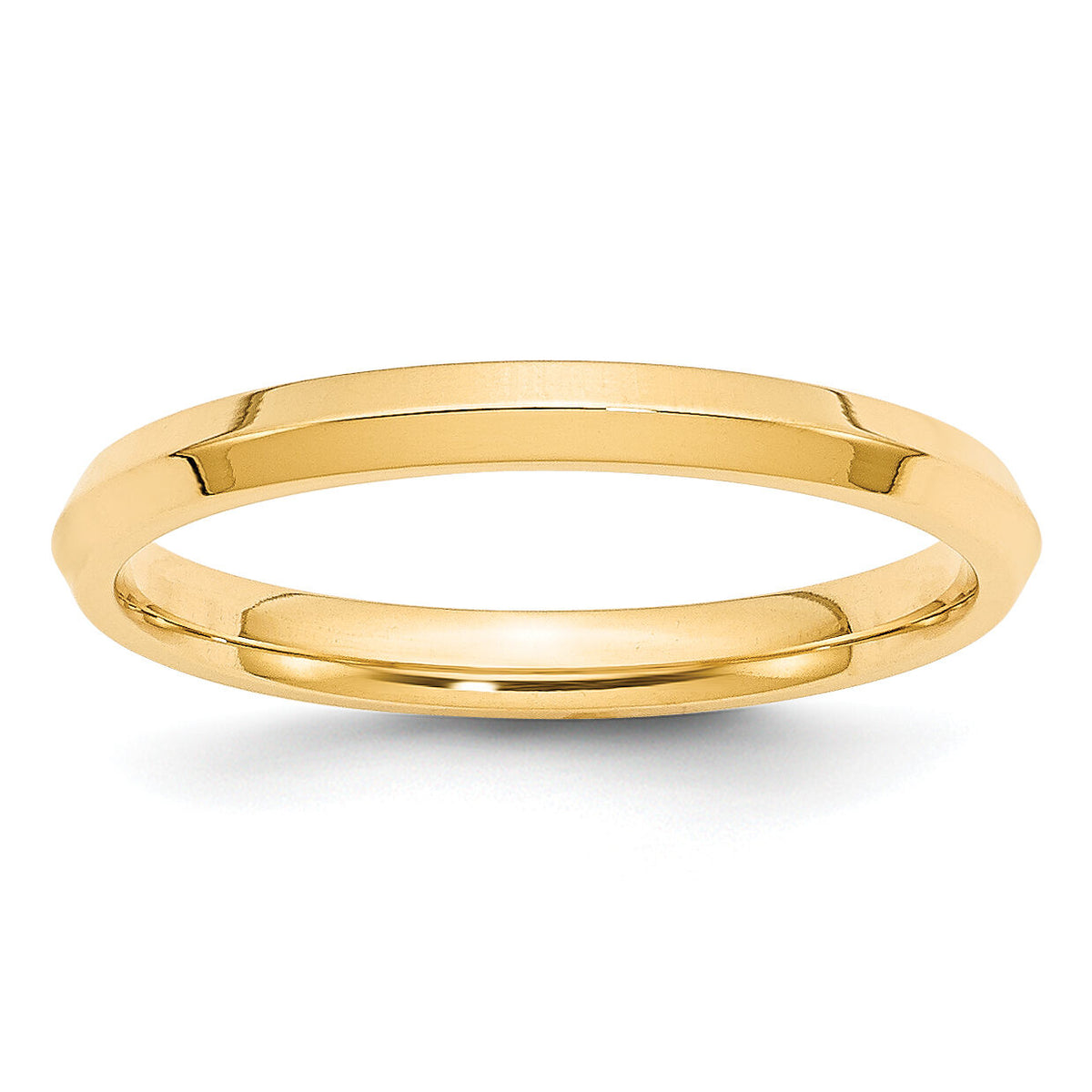 14KY 2.5mm Knife Edge Comfort Fit Band-KEC025