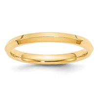 14KY 2.5mm Knife Edge Comfort Fit Band-KEC025