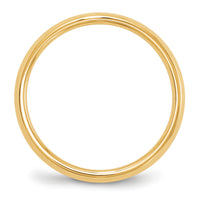 14KY 4mm Knife Edge Comfort Fit Band-KEC040