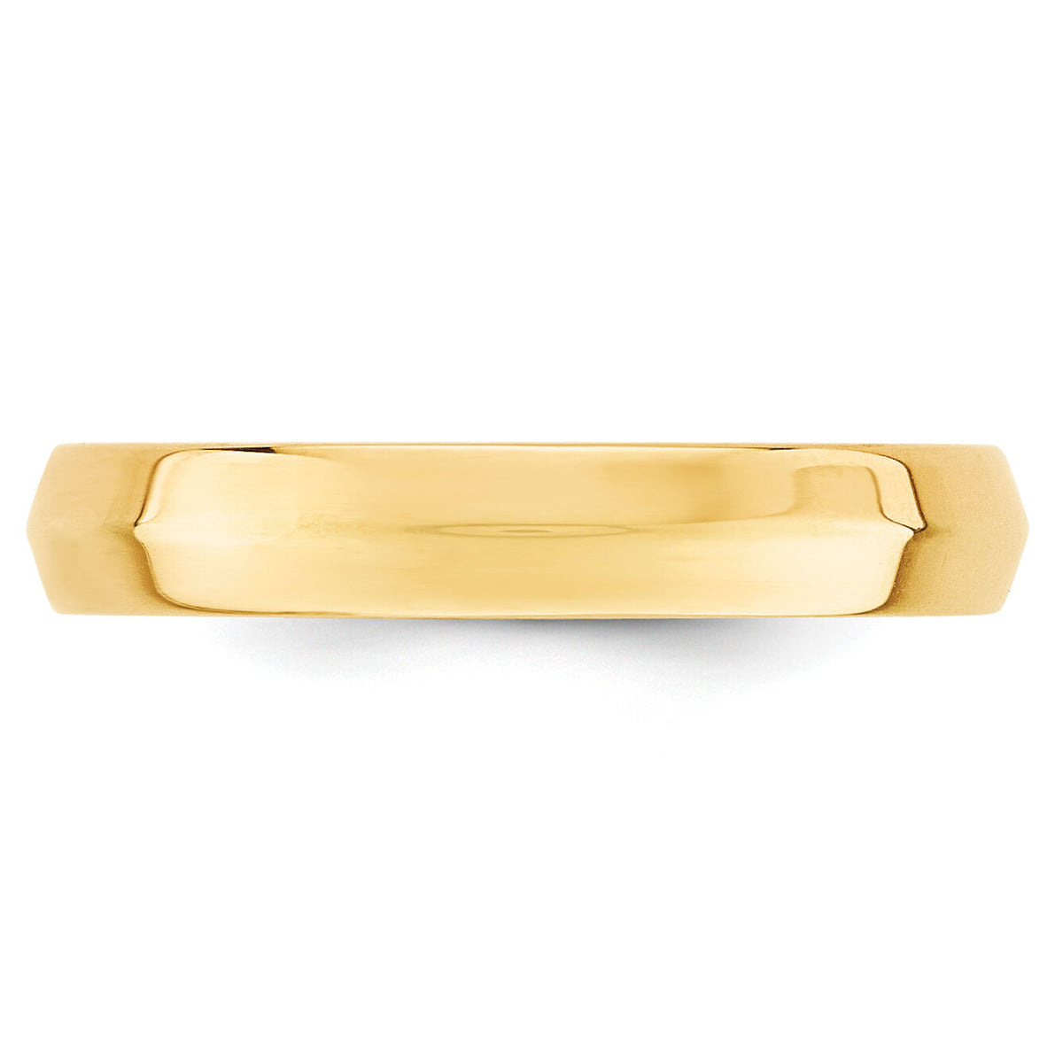 14KY 4mm Knife Edge Comfort Fit Band-KEC040